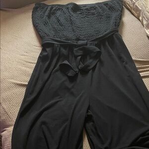 Mudd Black Smocked jumpsuit